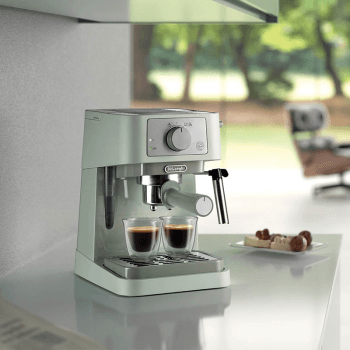 Image showing the Stilosa Manual Coffee Machine, Green product.