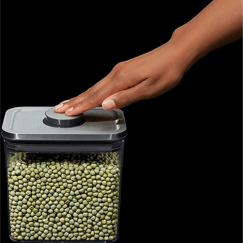 Good Grips Pop Square Short Storage Container, 2.6L, Grey