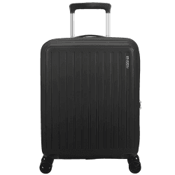 Image showing the Rejoy Cabin Suitcase, H55 x L40 x W20cm, True Black product.