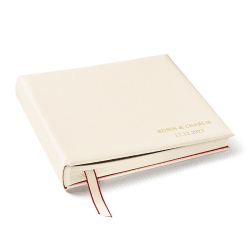 Image showing the Plain Wedding Album, 14", Ivory product.