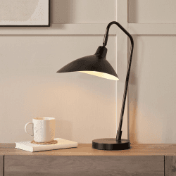 Image showing the Toulon Table Lamp, H50cm, Black product.