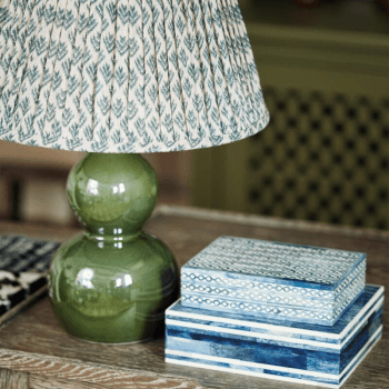 Image showing the Kalinda Table Lamp, H39cm, Moss product.