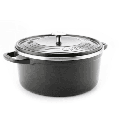 Image showing the Featherweights Non-Stick Casserole with Lid, 26cm, Black product.