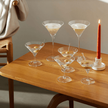 Image showing the Bar Martini Glasses Set of 2, 180ml, Clear product.