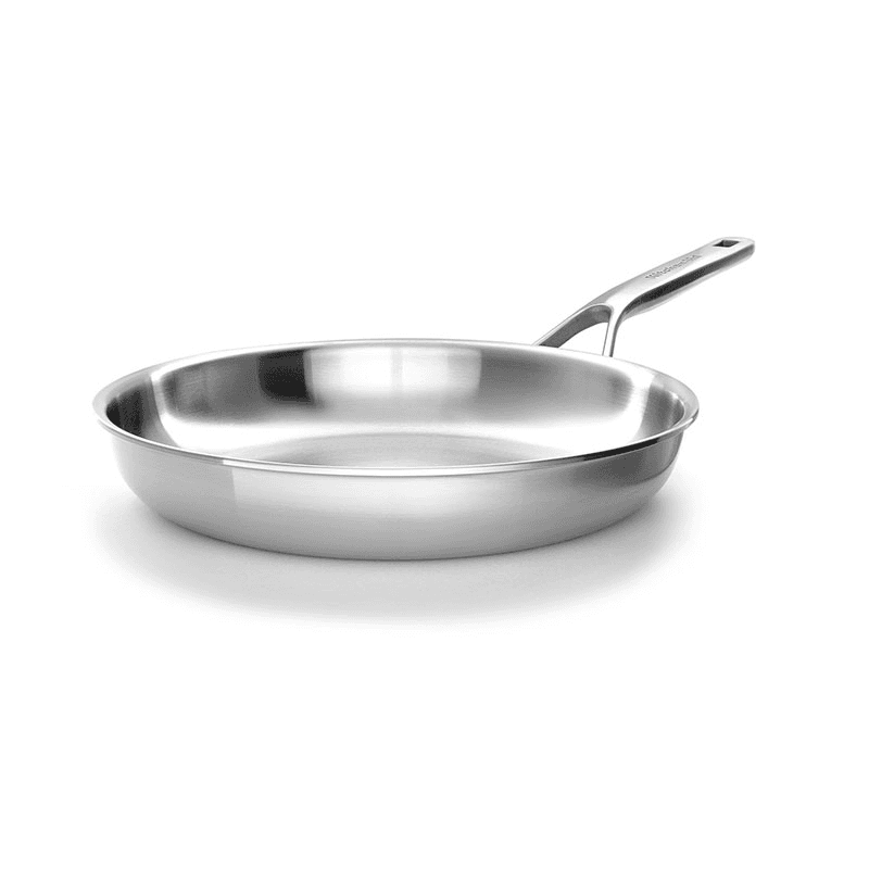 MultiPly Stainless Steel Open Frying Pan, 28cm, Silver