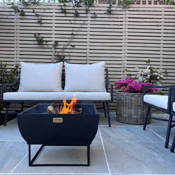 Image showing the Windermere Outdoor firebowl, W50cm, Black product.