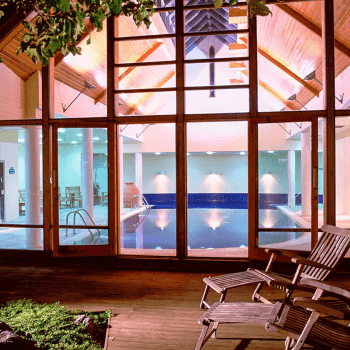Image showing the The Reviver Spa Day with Treatments and Sparkling Wine Lunch for Two at The Spread Eagle Hotel product.
