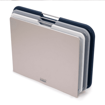 Image showing the Nest Set of 3 large chopping boards, Grey product.