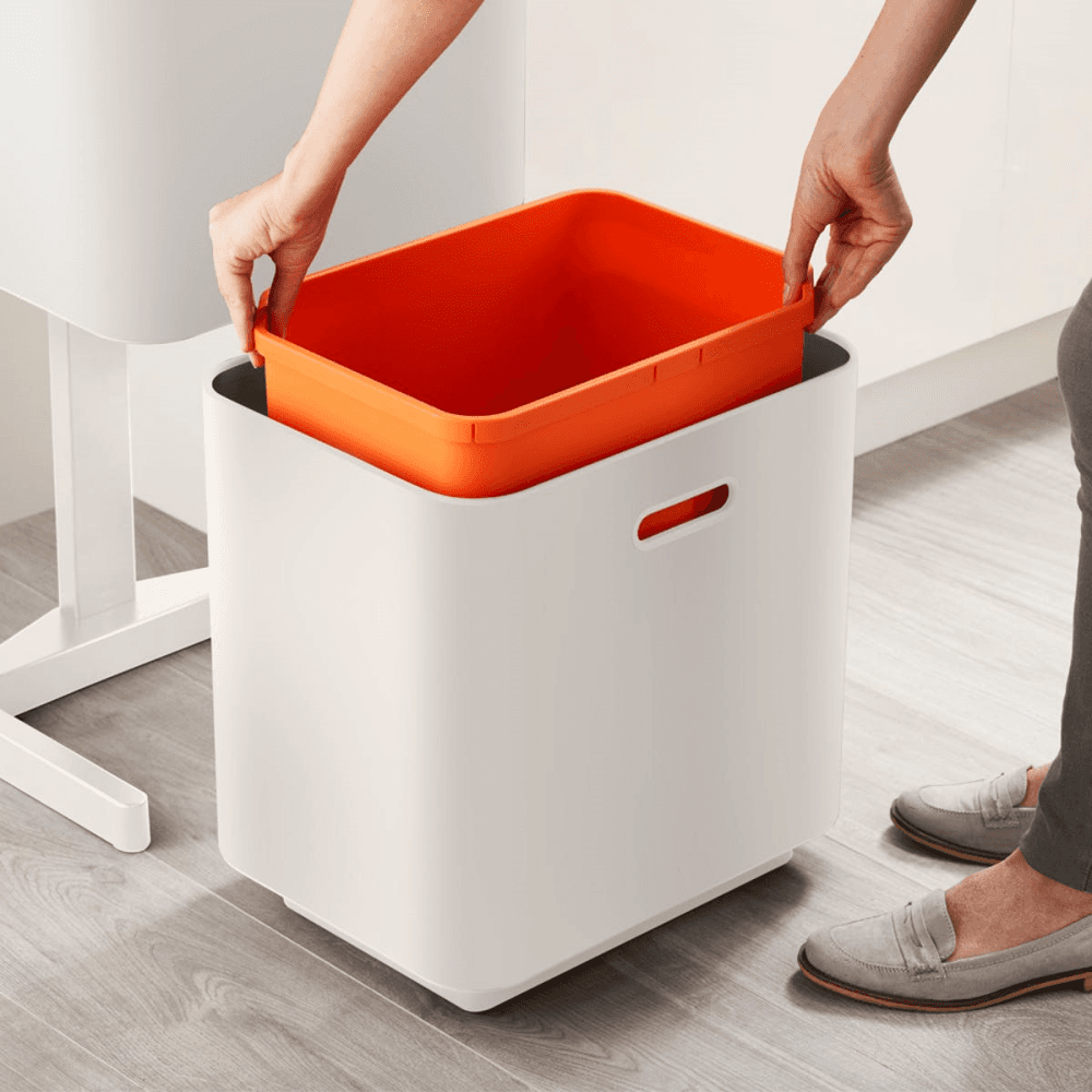 Totem 60 Waste separation and recycling unit, H80 x W40 x D30cm, Stone