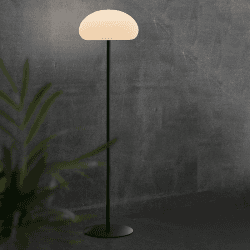 Image showing the Sponge Floor Lamp, H126cm, Black and White product.