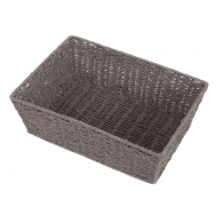 Image showing the Extra Large Grey Paper Rope Tray product.