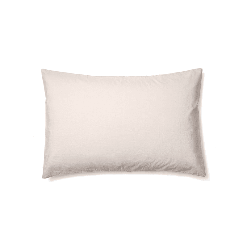 Relaxed Cotton Pair of Standard Pillowcases, Rose
