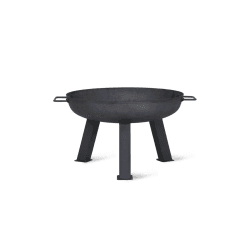 Image showing the Foscot Small fire pit, H34.5 x W55 x D55cm, Black product.