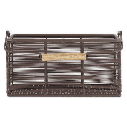 Image showing the Inkollu Cutlery Holder, H16cm, Aged Brass product.