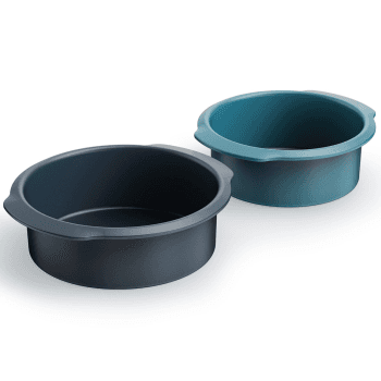 Image showing the Nest Set of 2 Cake Tins, Blue product.