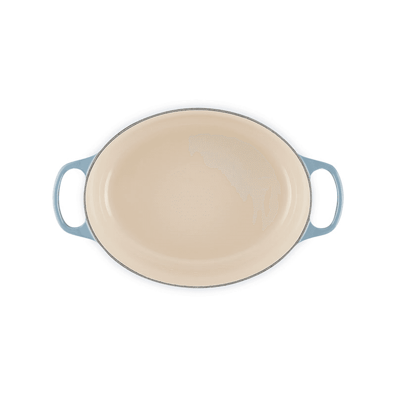 Signature Cast Iron Oval Casserole, 29cm, Chambray