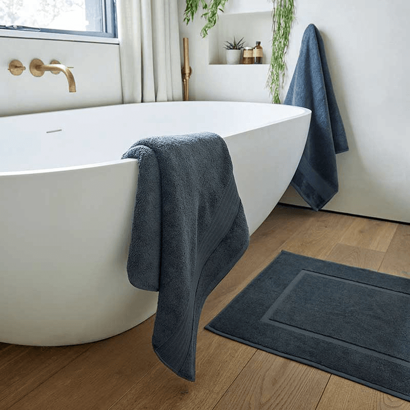 Organic Eco Twist Hand Towel, Cinder