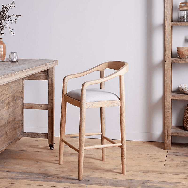 Anbu Counter Chair, Mango Wood