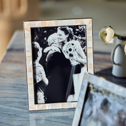 Image showing the Elegance Photo Frame, 5 x 7", Mother of Pearl product.