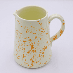 Image showing the Splatter Jug, H14cm, Burnt Orange product.