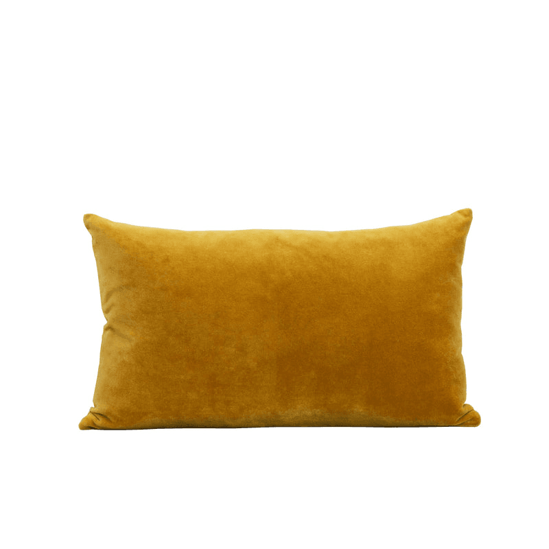 Misi Velvet Cushion, 30 x 50cm, Turmeric