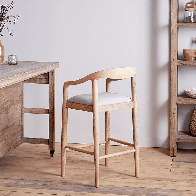 Anbu Counter Chair, Mango Wood