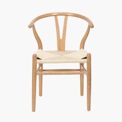Image showing the Quinn Quinn Rope Dining Chair, Natural Beech Wood product.
