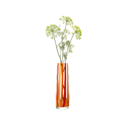 Image showing the Folk Vase, H31.5cm, Orange/Red/Yellow product.
