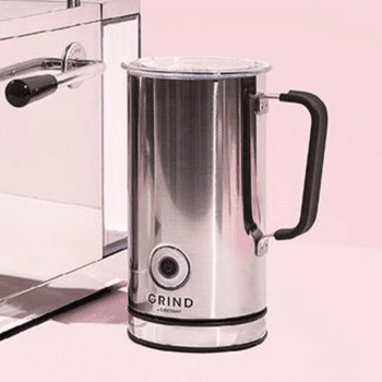 Image showing the Grind Milk Frother, 20cm x 11cm, Stainless Steel product.