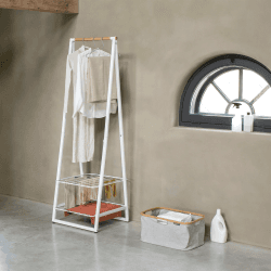 Image showing the Foldable Laundry Basket, 40 Litre, Grey product.