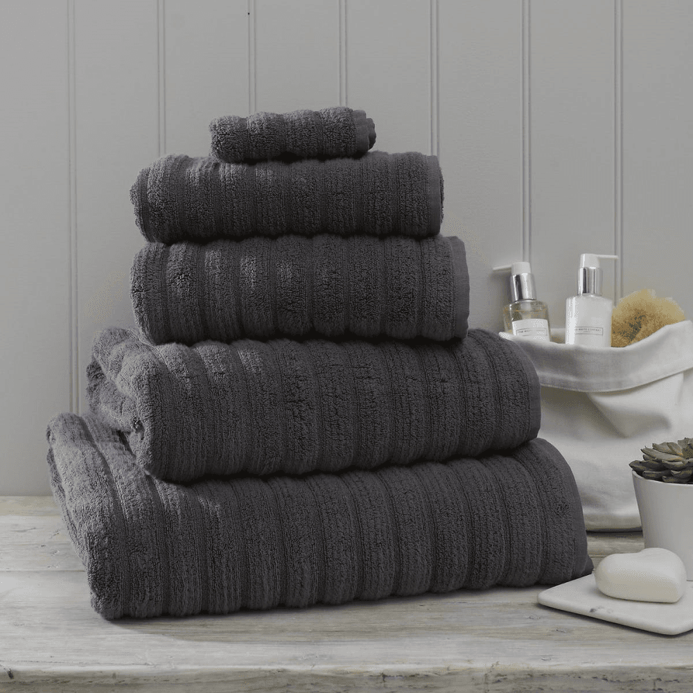 Hydrocotton Super jumbo bath sheet, 115 x 180cm, Slate