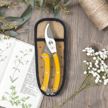 Image showing the Bees Garden Secateurs Set, Beige/Brown product.
