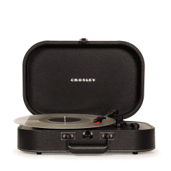 Image showing the Discovery Portable Turntable, Black product.