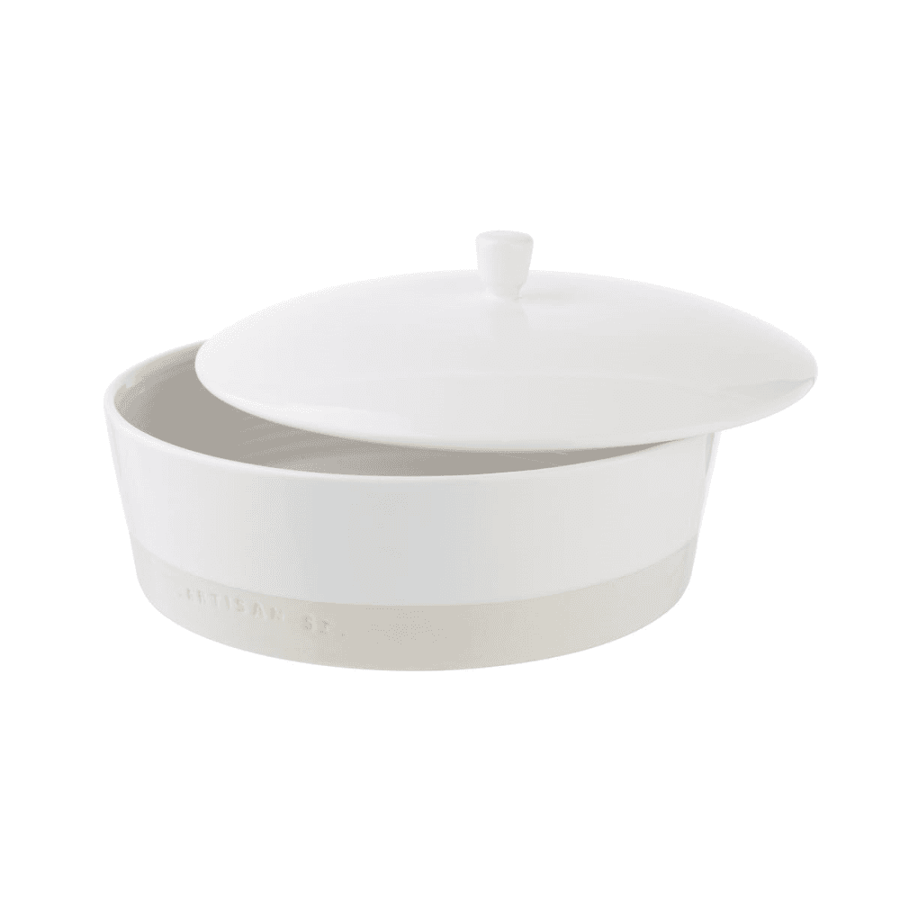 Shallow casserole dish, W26 x L26 x H13cm, Stoneware