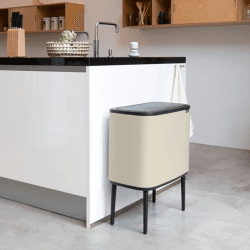 Image showing the Bo Touch Bin, 11 + 23L, Soft Beige product.