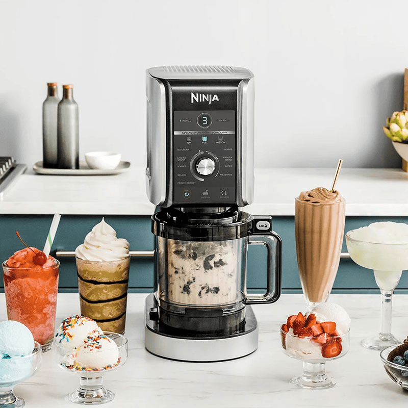 Creami Deluxe 10-in-1 Ice Cream and Frozen Drink Maker, 709ml, Silver