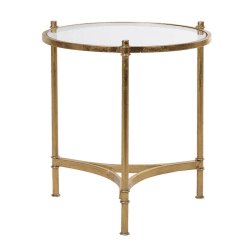 Image showing the Side table, 45 x 43cm, Gold product.