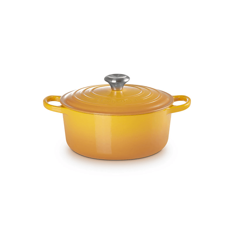 Signature Cast Iron Round Casserole, 24cm, Nectar