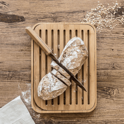 Image showing the Bamboo Bread Board, 36 x 26cm, Natural product.