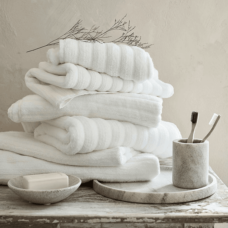 Hydrocotton Super jumbo bath sheet, 115 x 180cm, White