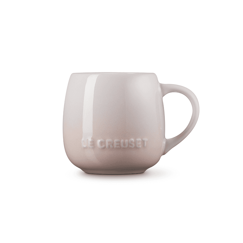 Stoneware Coupe Mug, 320ml, Shell Pink