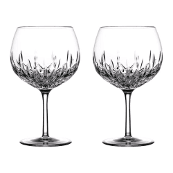 Image showing the Lismore Set of 2 Balloon Glasses, 550ml, Clear product.