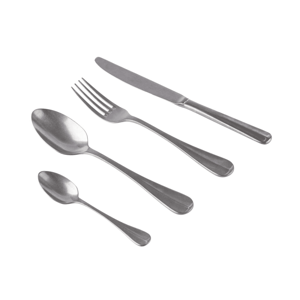 16 piece cutlery set, Stonewash Stainless Steel