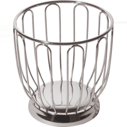 Image showing the Ufficio Tecnico Citrus basket, 22 x 22.5cm, Stainless Steel product.
