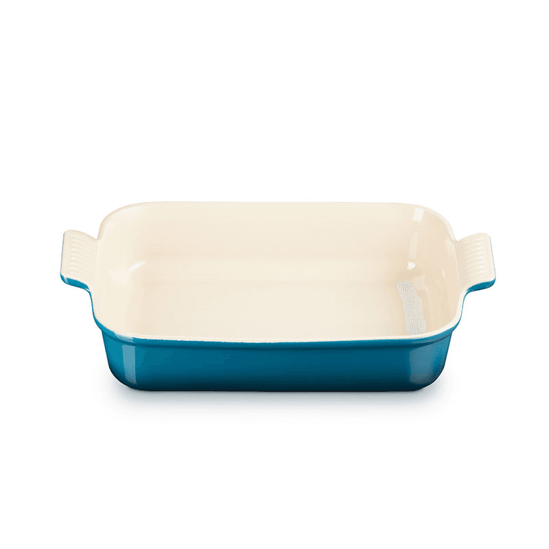 Stoneware Rectangular dish, 2.3L, Deep Teal