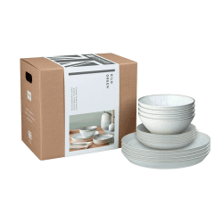 Image showing the Kiln Green 12 Piece Tableware Set product.