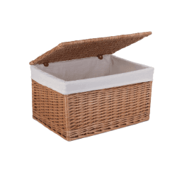 Image showing the Light Steamed Storage Hamper, Extra Large, Natural product.