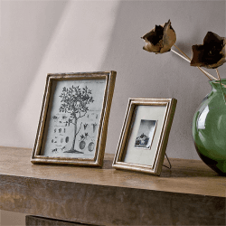 Image showing the Pambani Photo Frame, 8 x 10", Antique Brass product.