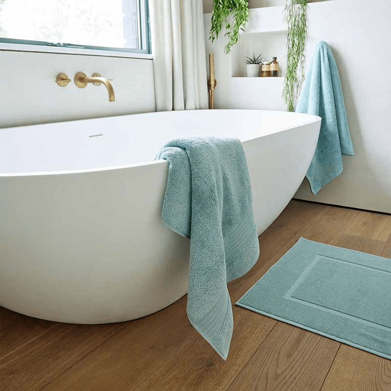 Organic Eco Twist Bath Sheet, Haze