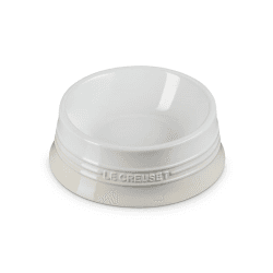 Image showing the Stoneware Large Pet Bowl, 23cm, Meringue product.